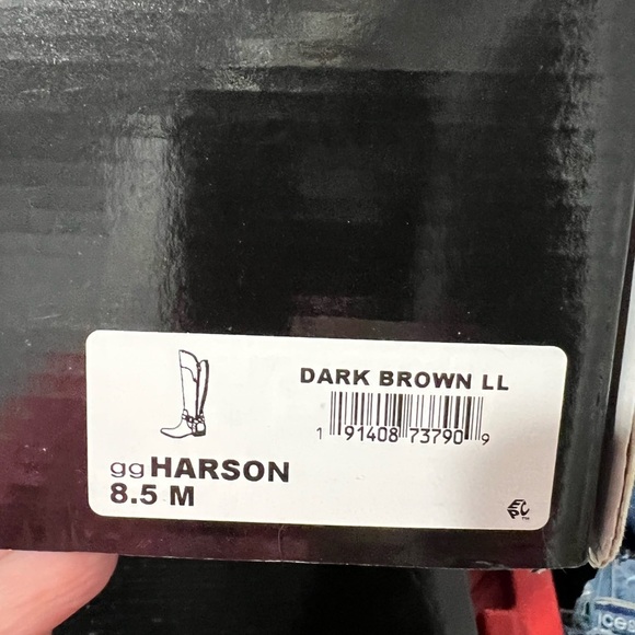 G by Guess Harson 8.5‎ 8 1/2 dark brown tall zip boots NEW NIB  women’s - Picture 5 of 6